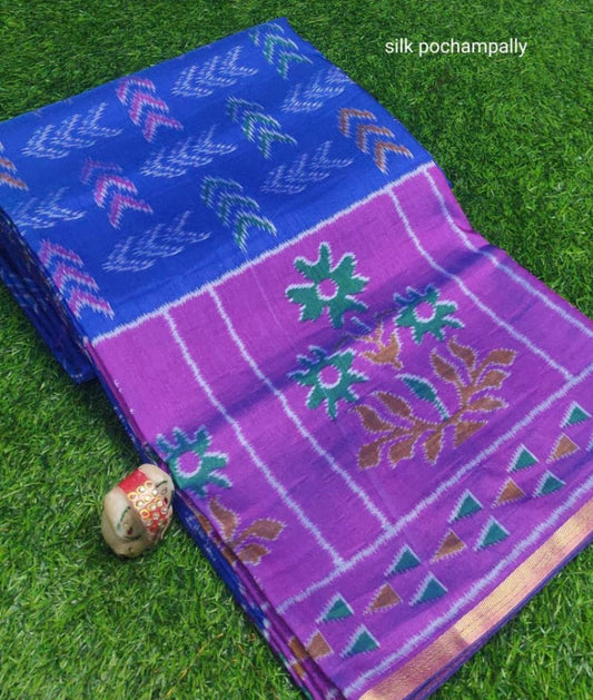 Silk Poochampally Saree with Blouse